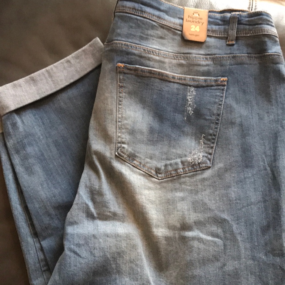 💙NWT new Tom girl Hippie cropped jeans - Picture 3 of 6